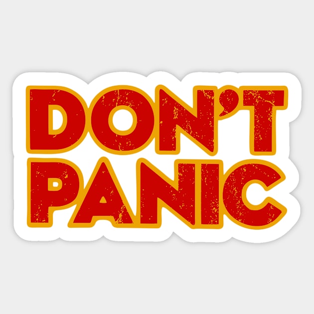 Don't Panic Sticker by Shut Down!